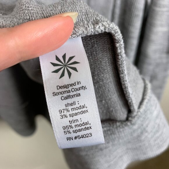 Athleta Women’s Studio Wrap Cardigan in Gray Size Large - Picture 4 of 6